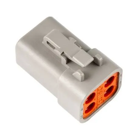 Deutsch DTP (güç) konnektör, 4 yollu fiş (plug), soket kontak